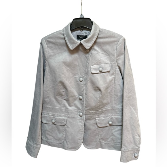 TALBOTS NWT Women's Light Gray Blazer - Picture 3 of 8